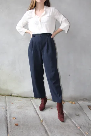 90s Navy Trousers - 28