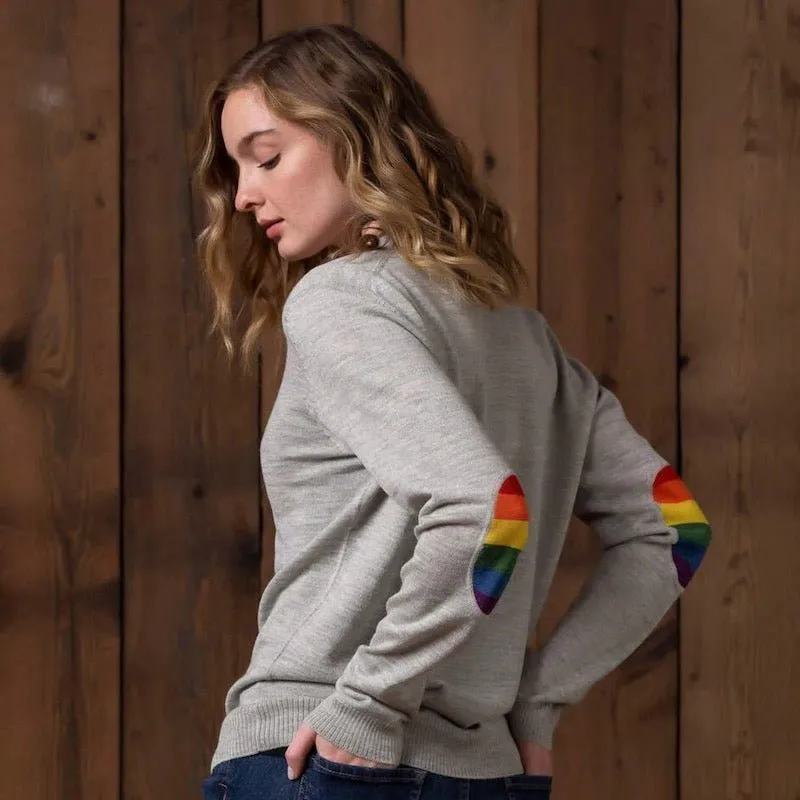 Alicia Adams Alpaca Rainbow Sweater