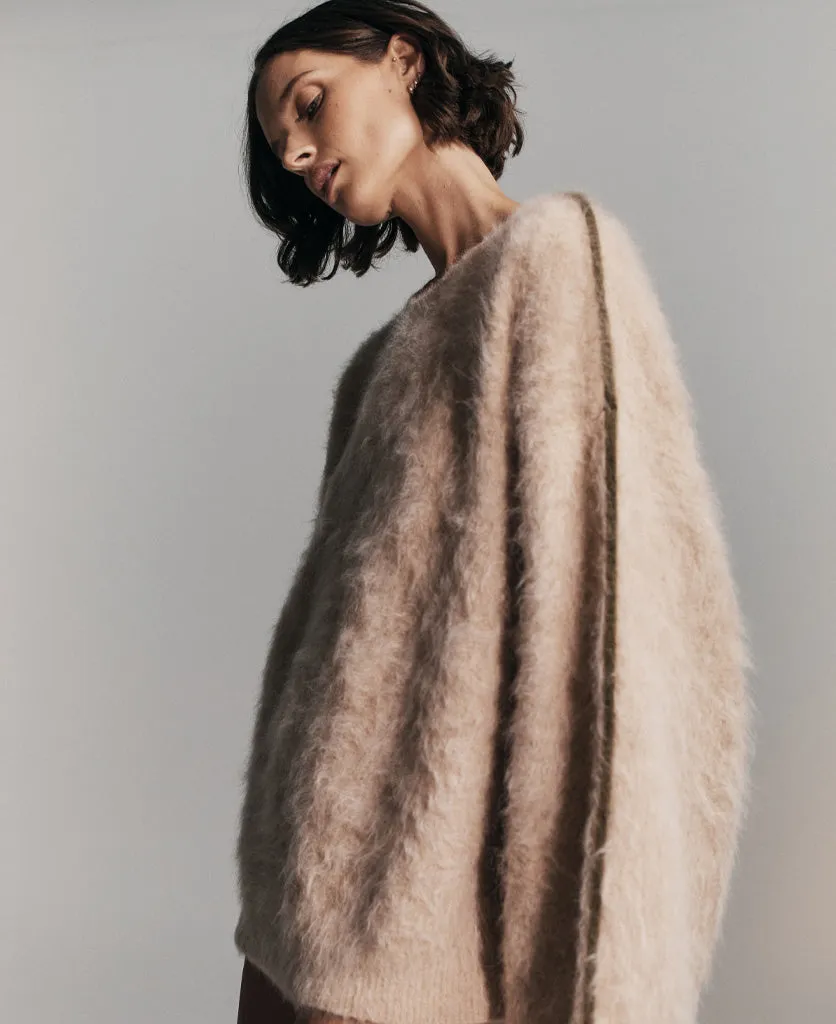 BRUSHED ALPACA SWEATER