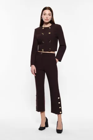 Button Detailed Trousers