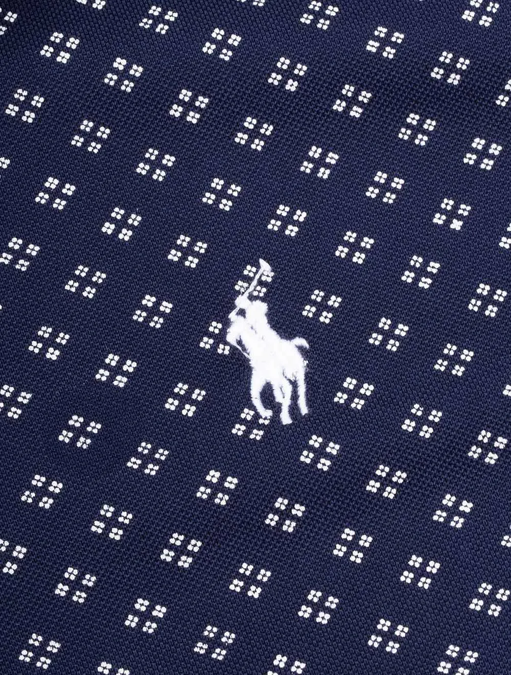 Diamond Dots Polo Shirt Cruise Navy