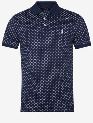 Diamond Dots Polo Shirt Cruise Navy