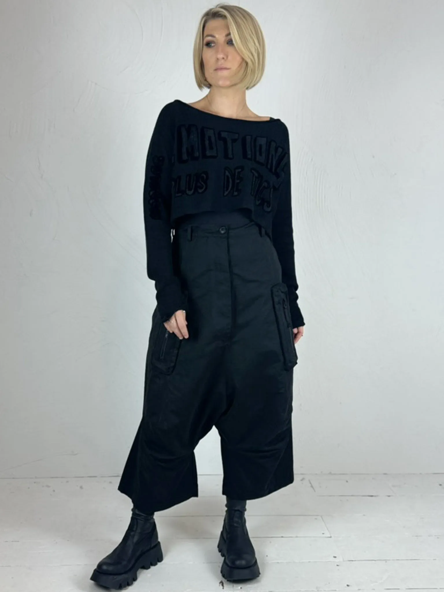Drop Crotch Trousers - 3230105