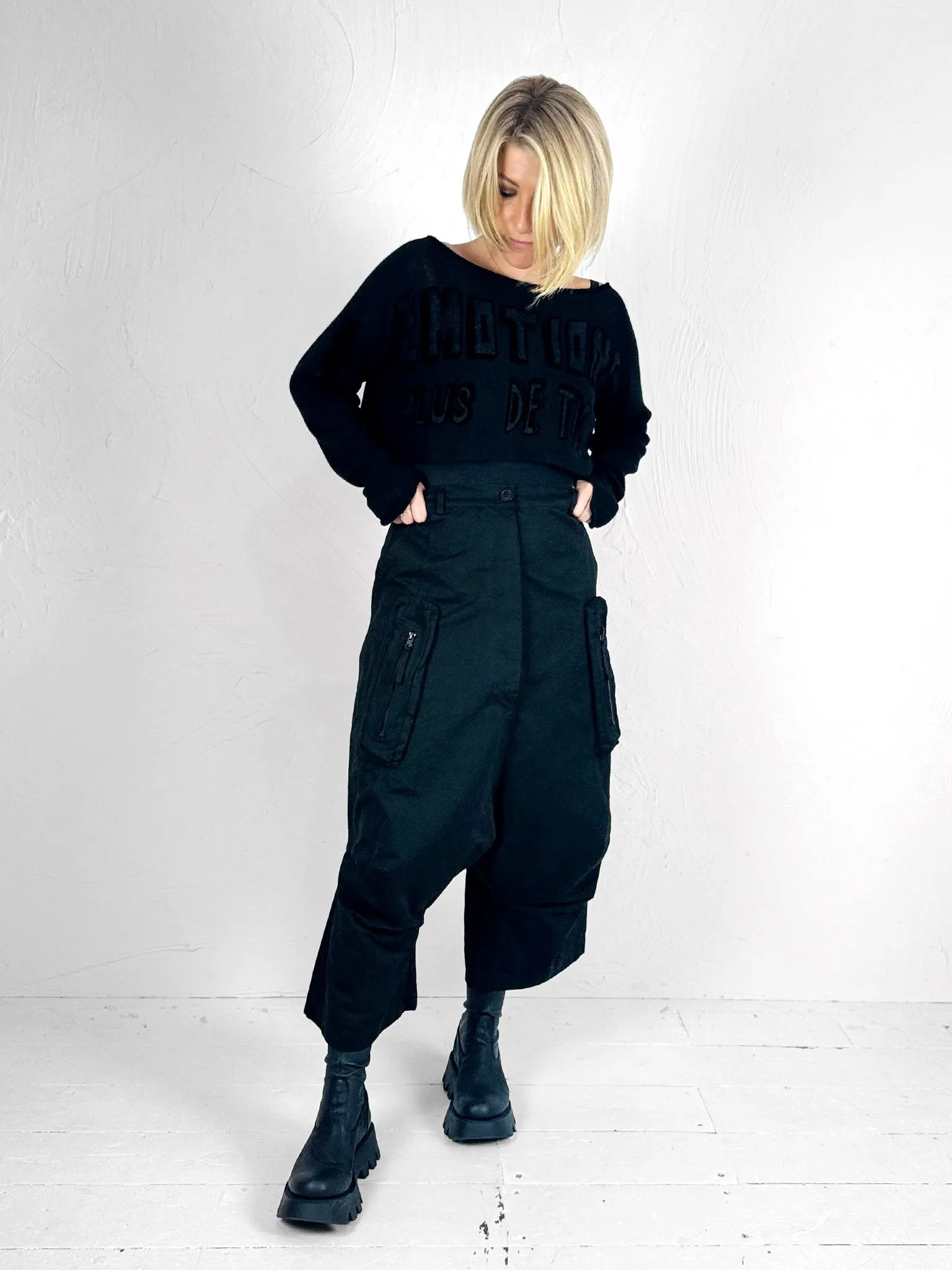 Drop Crotch Trousers - 3230105