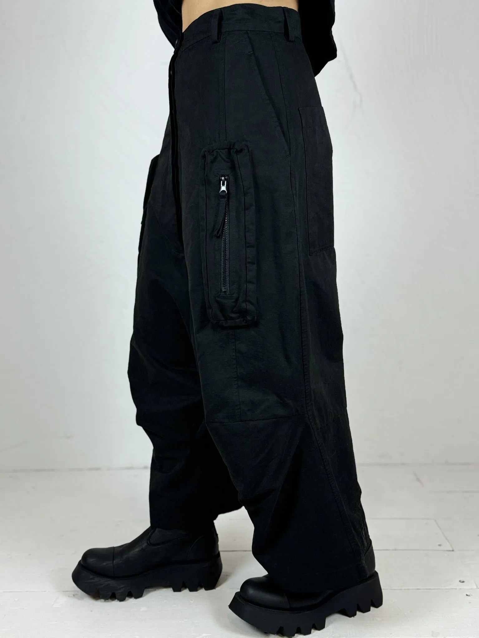 Drop Crotch Trousers - 3230105