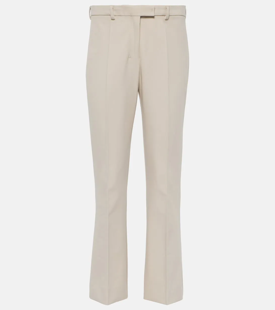 Fatina 'S Max Mara cropped straight trousers, white
