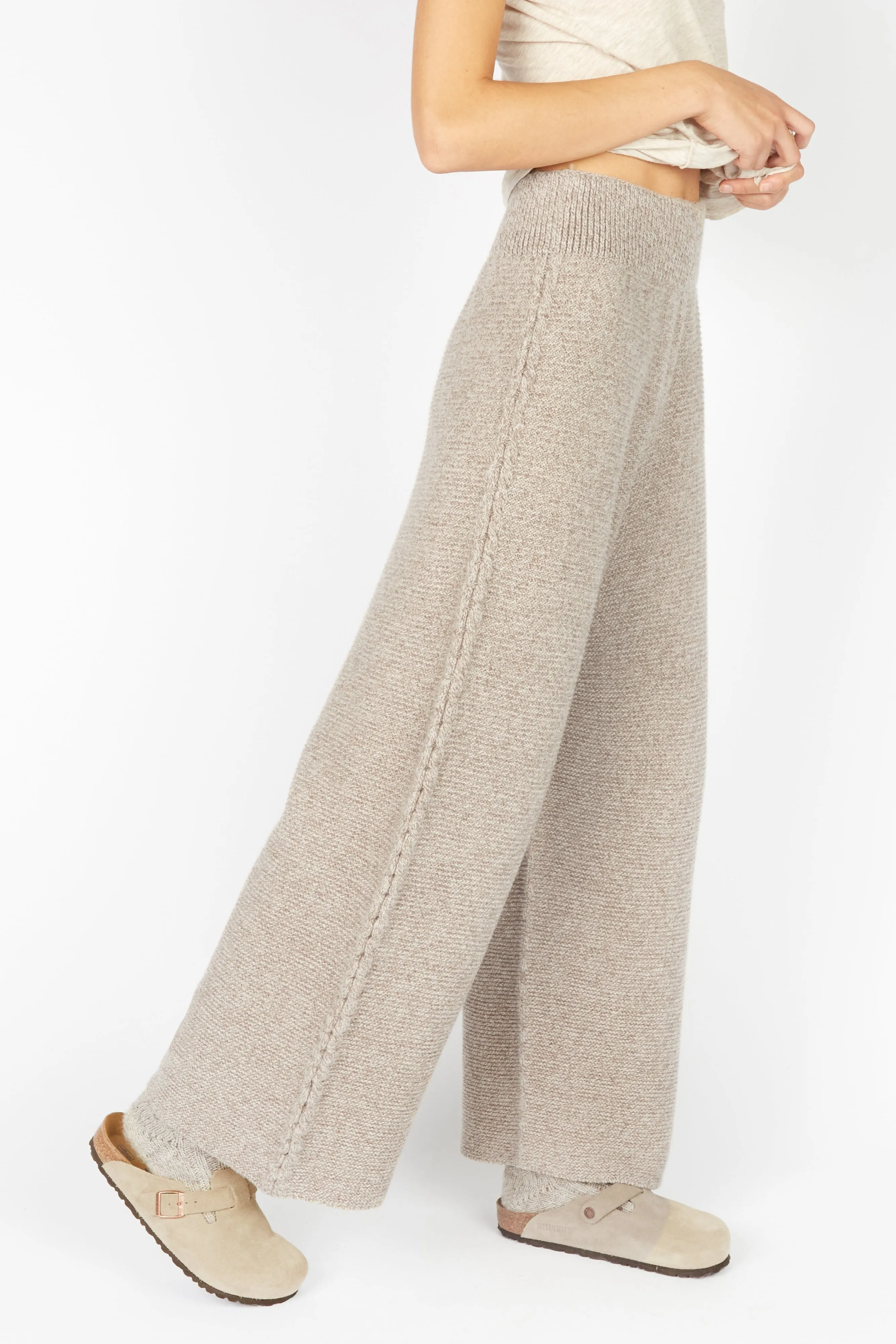 Irish - Kestrel Cropped Trousers - Eggshell