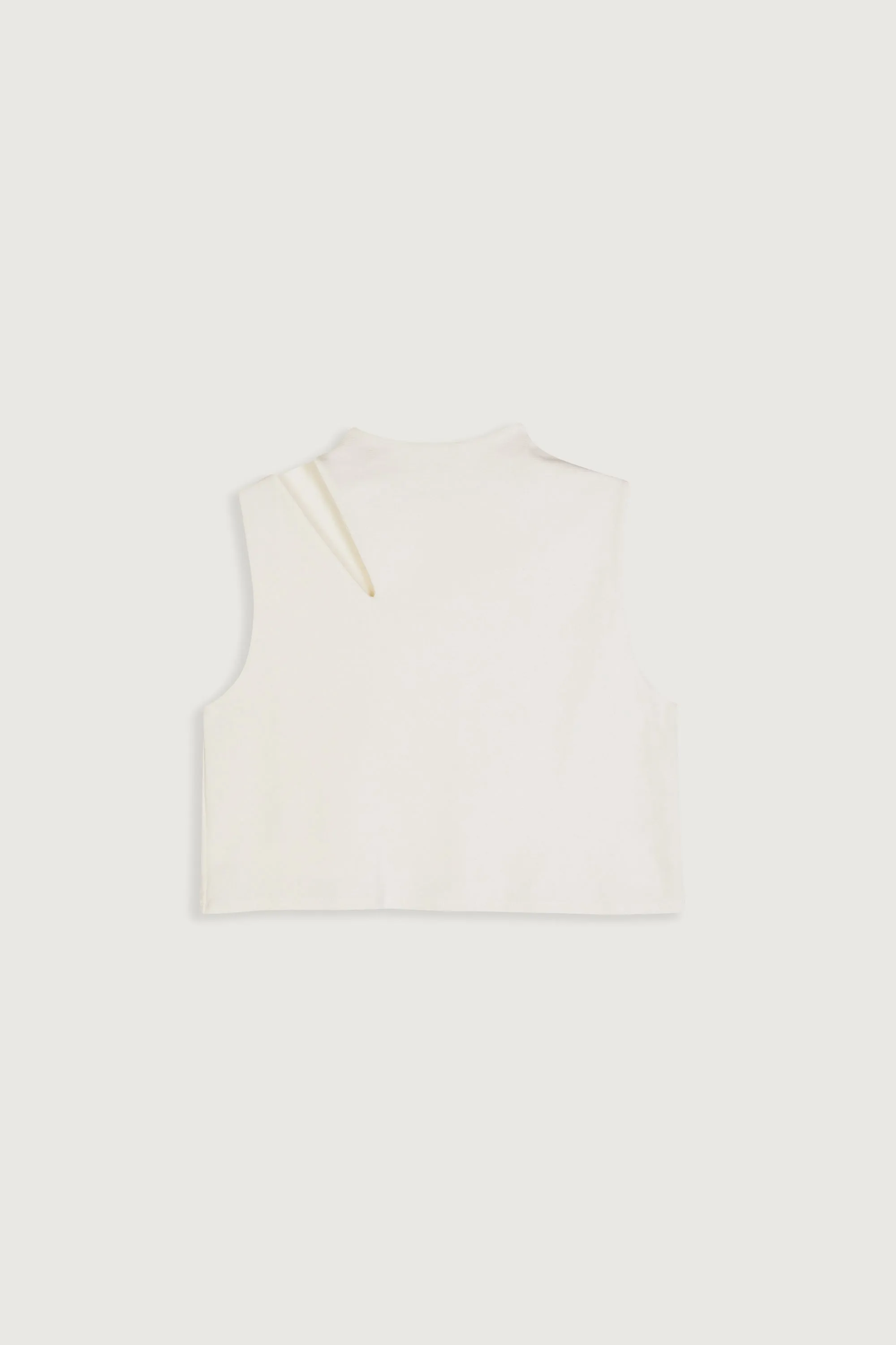 MOCKNECK WITH SLIT