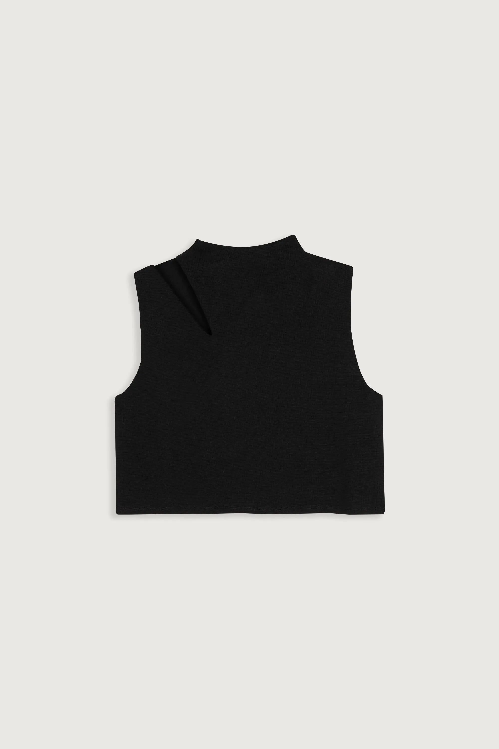 MOCKNECK WITH SLIT