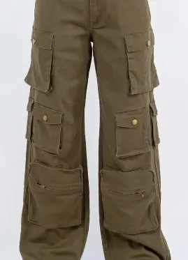 Multi Pockets Cargo Pants