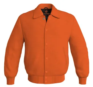 Personalized Varsity Jacket Orange Classic Satin Jacket Mens Letterman Jacket