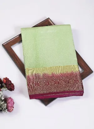 Pure Mysore Silk Sarees: Where Tradition Meets Luxury in Pista