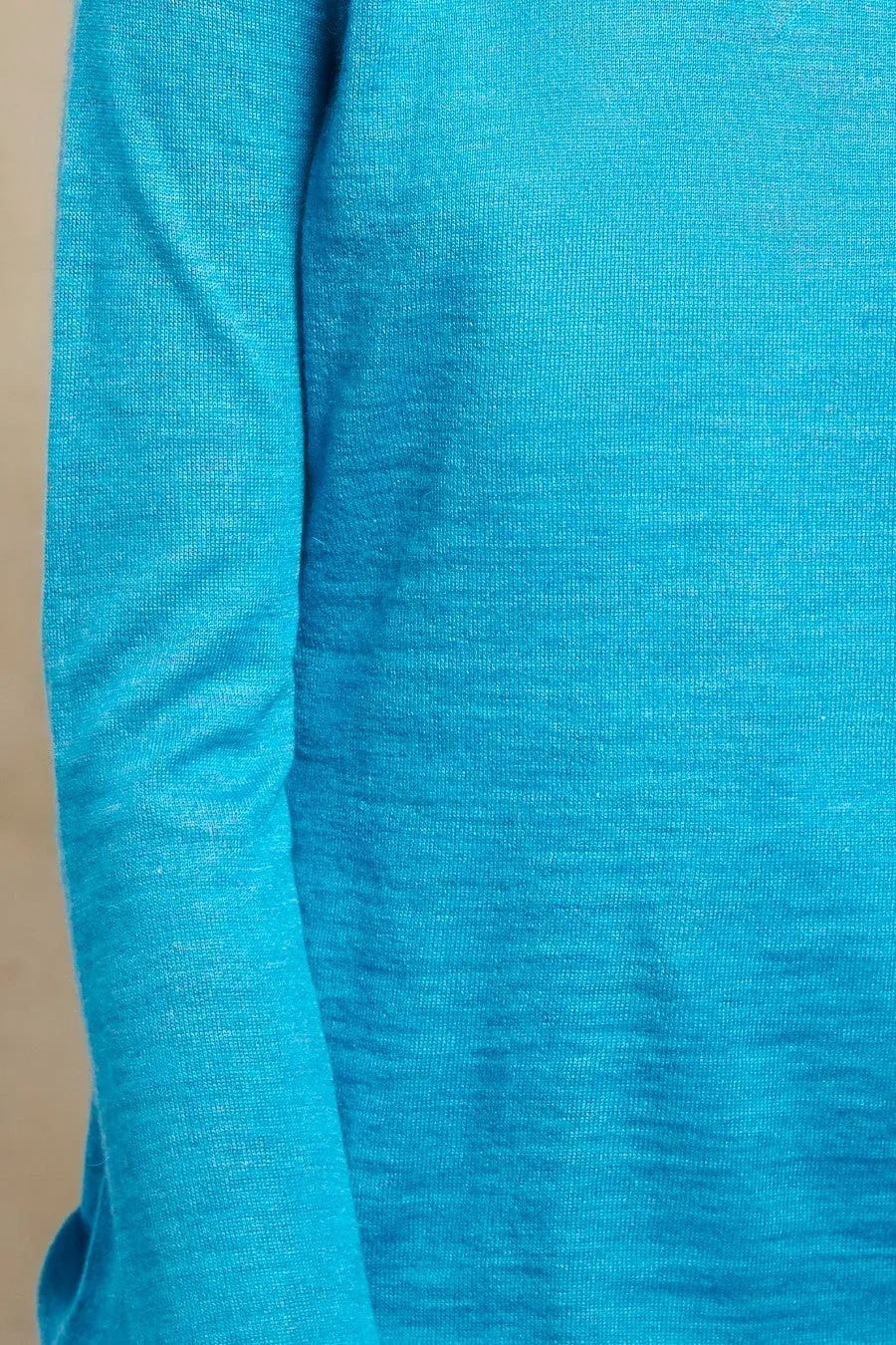 Secoya Sweater Baby Alpaca Color Cyan