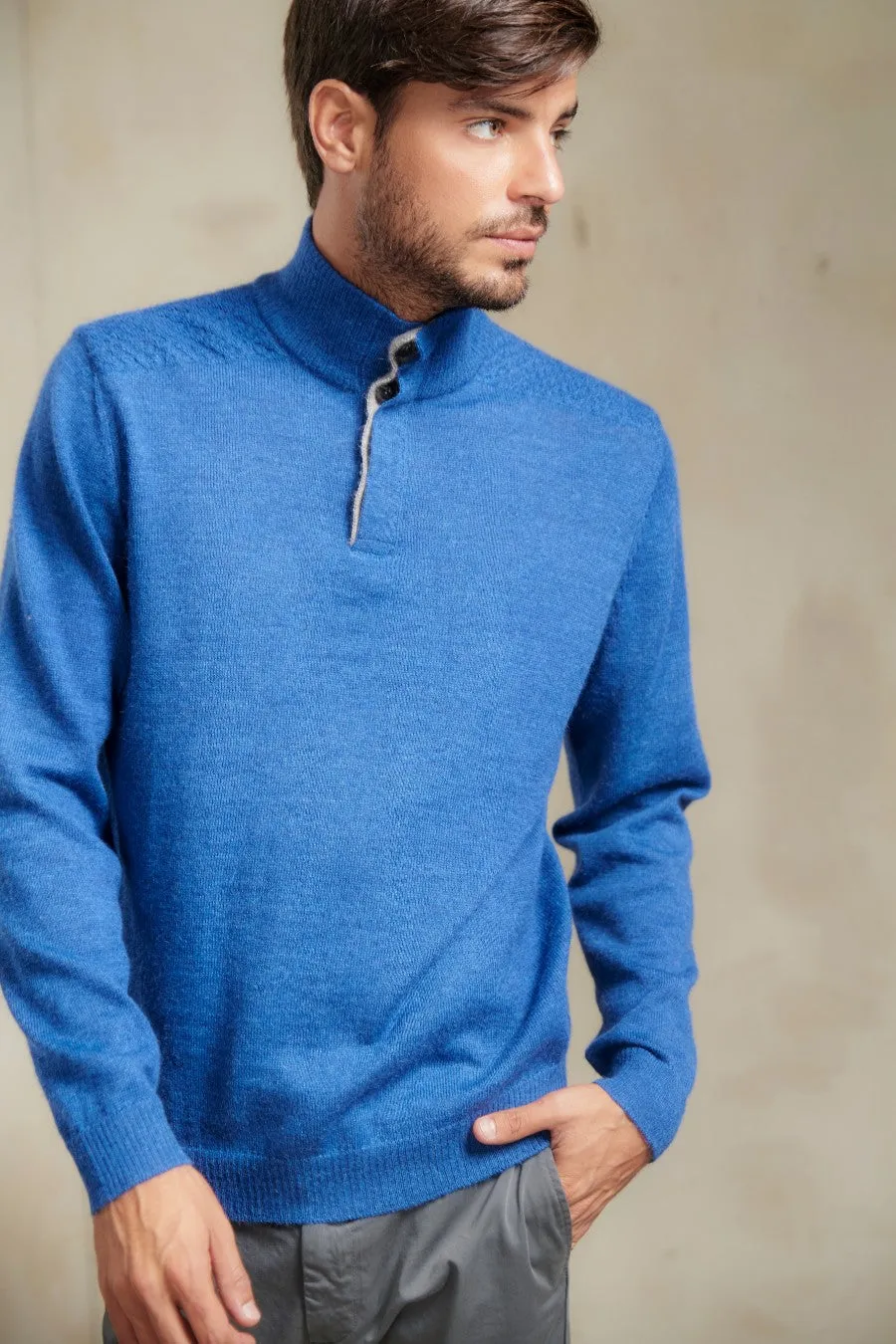 Seth Sweater Baby Alpaca Color Atmosfera