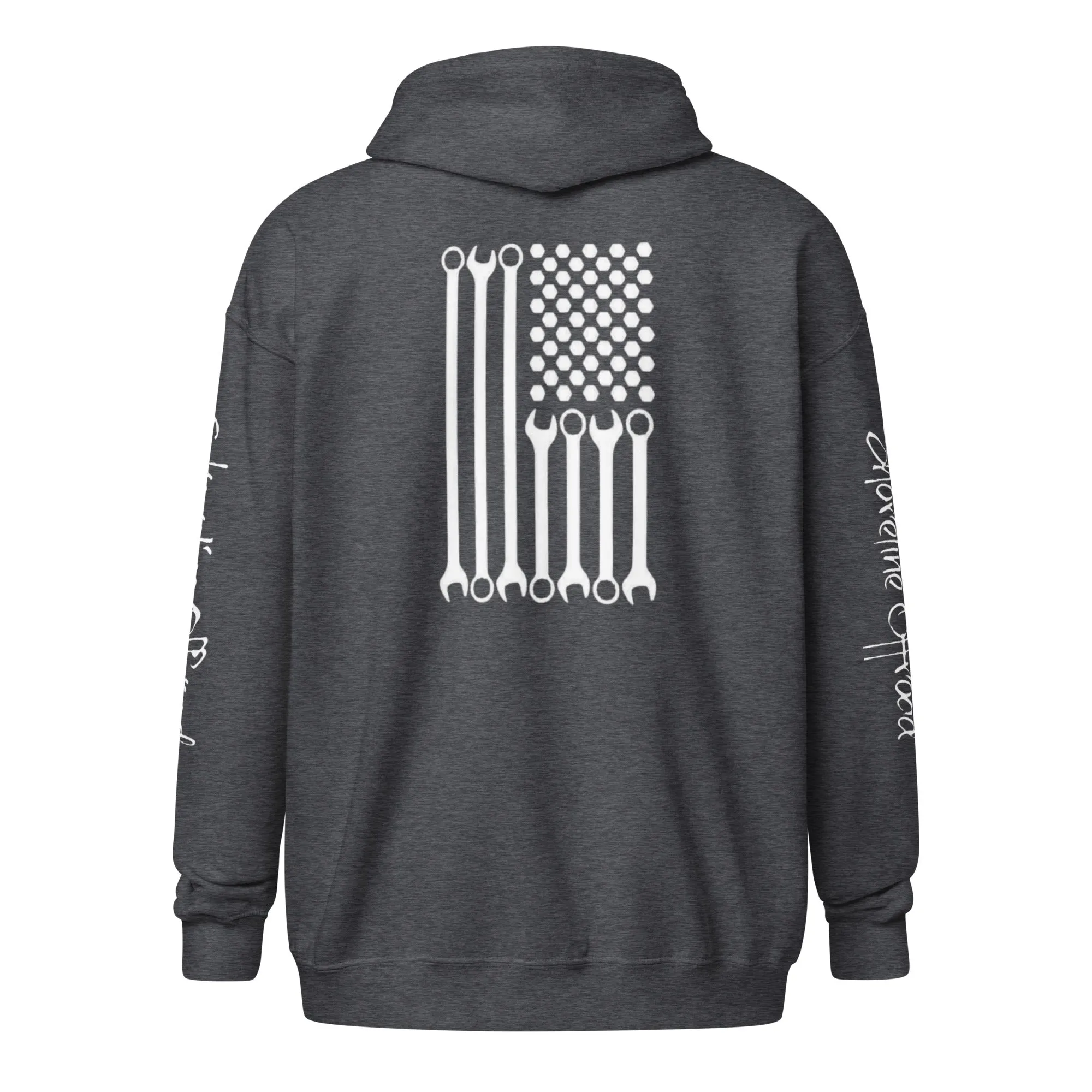 Shoreline Offroad America Wrenching Unisex Zip Hoodie