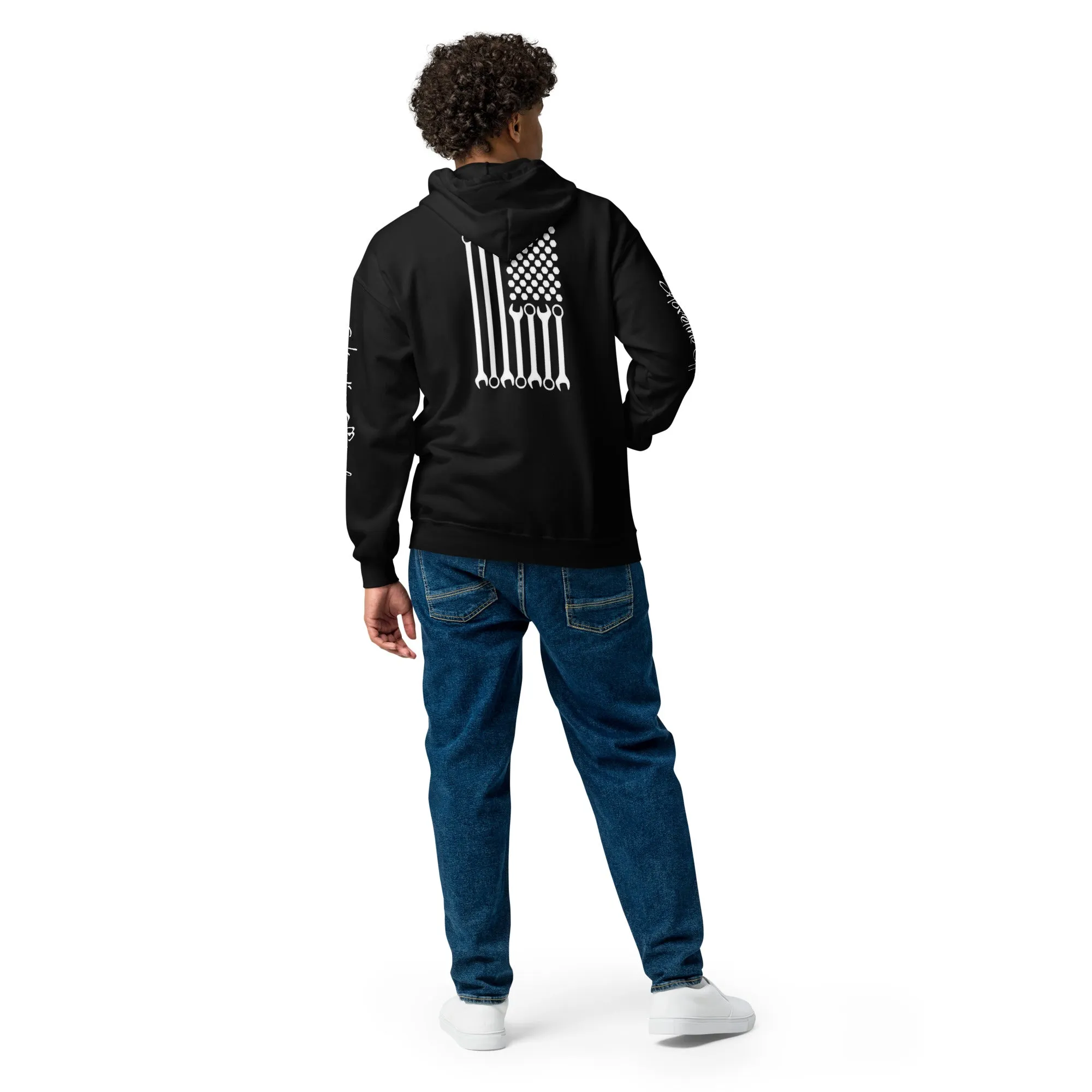 Shoreline Offroad America Wrenching Unisex Zip Hoodie