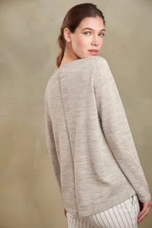 Teach Sweater Baby Alpaca Color Avena