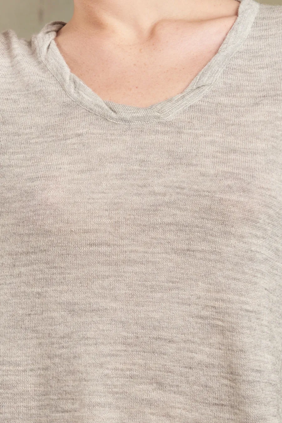 Teach Sweater Baby Alpaca Color Avena
