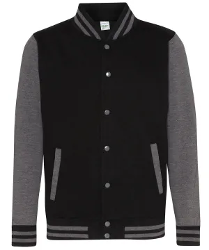 Varsity jacket | Jet Black/Charcoal