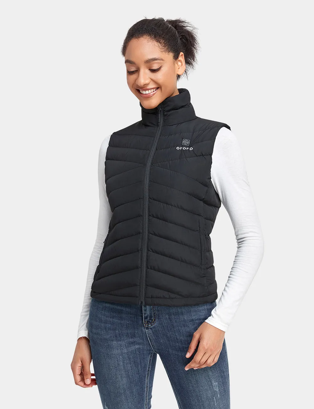 Women's Heated Lightweight Down Vest - All Colors