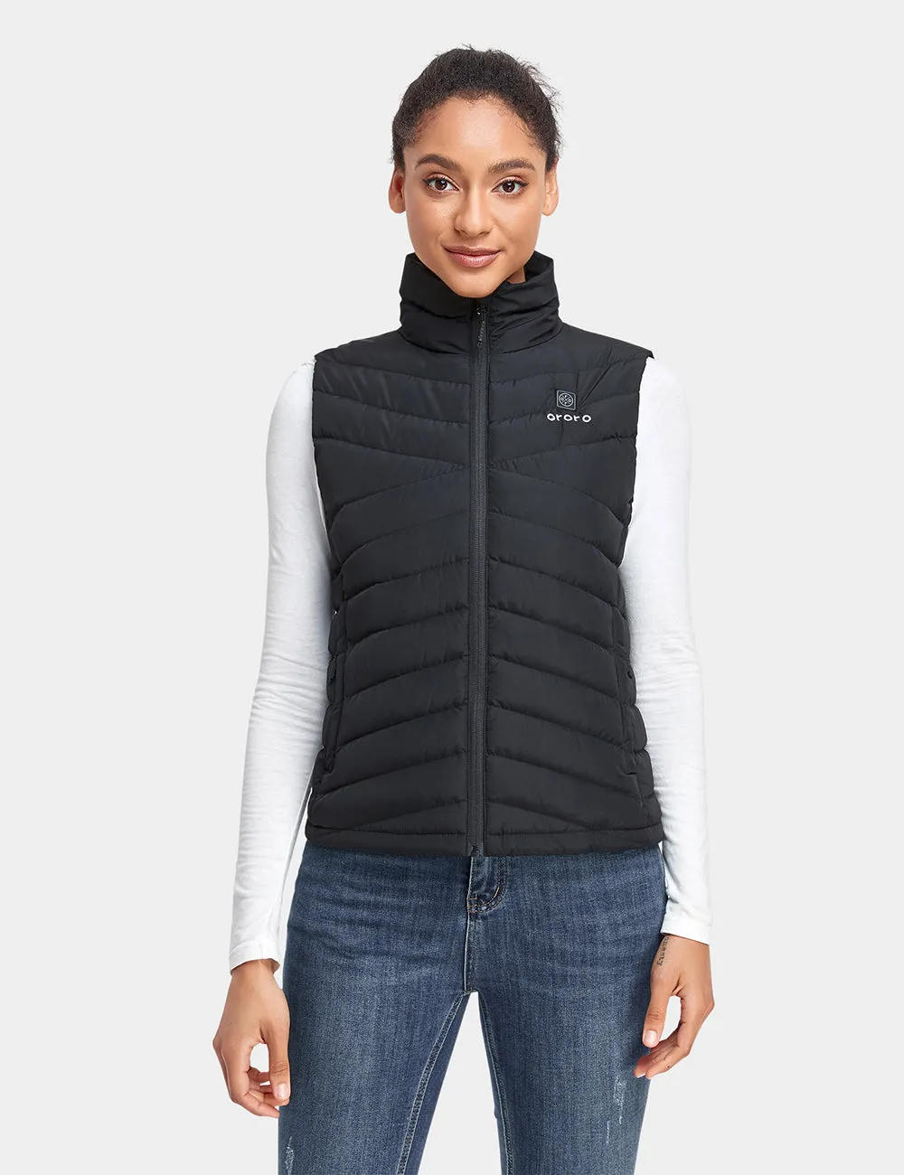 Women's Heated Lightweight Down Vest - All Colors