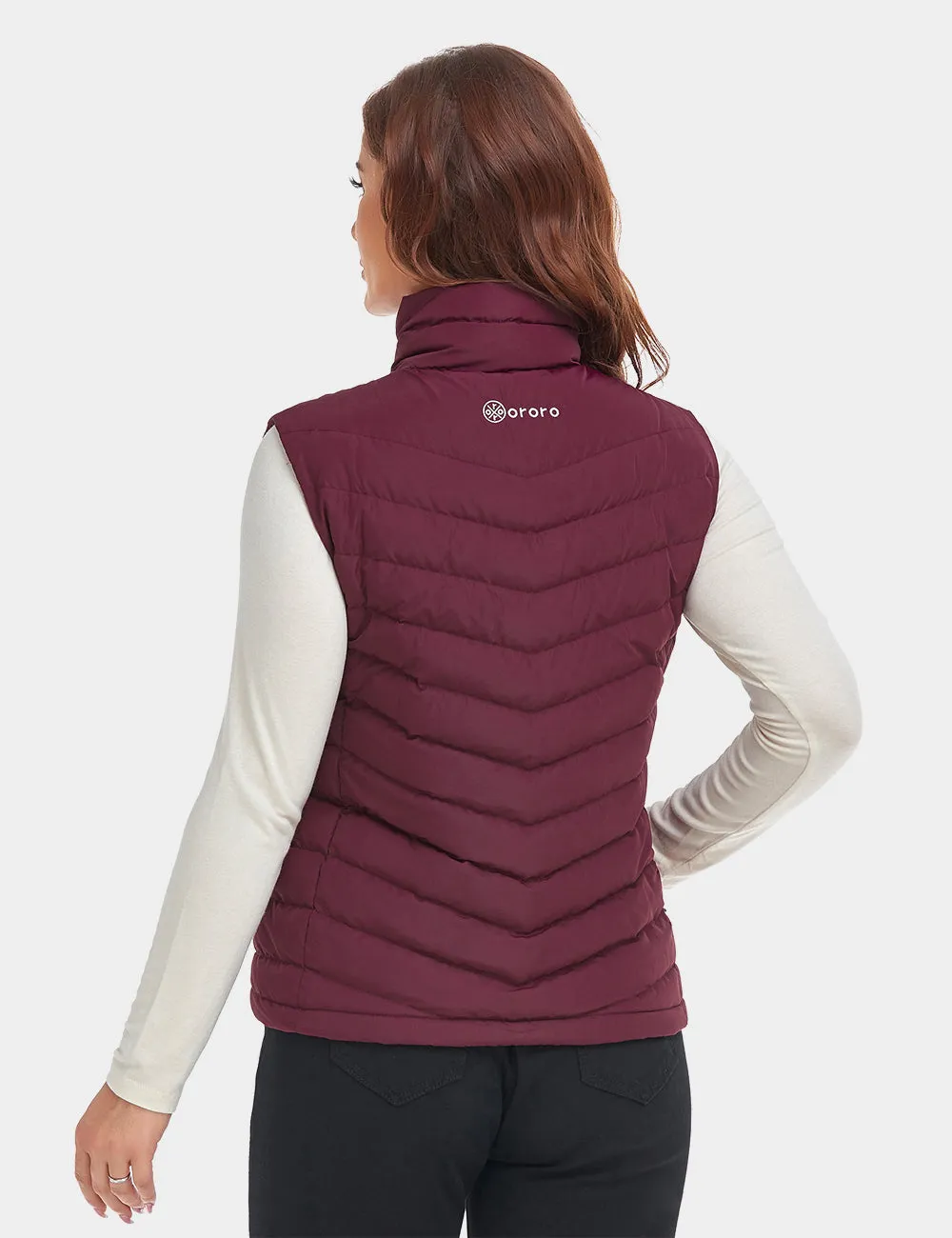 Women's Heated Lightweight Down Vest - All Colors