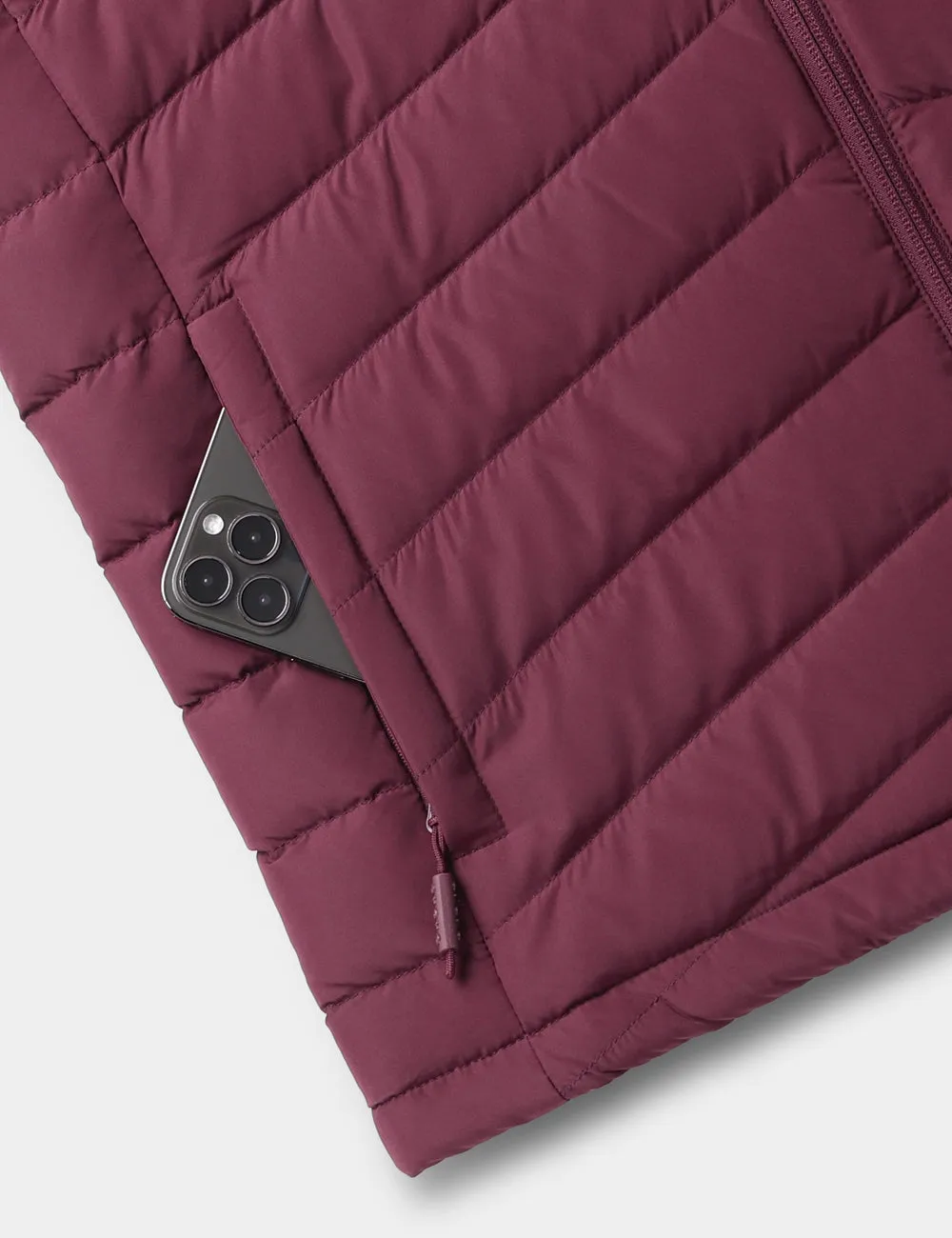 Women's Heated Lightweight Down Vest - All Colors