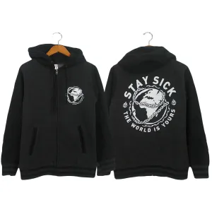 World Charcoal Heather/Black Varsity Jacket