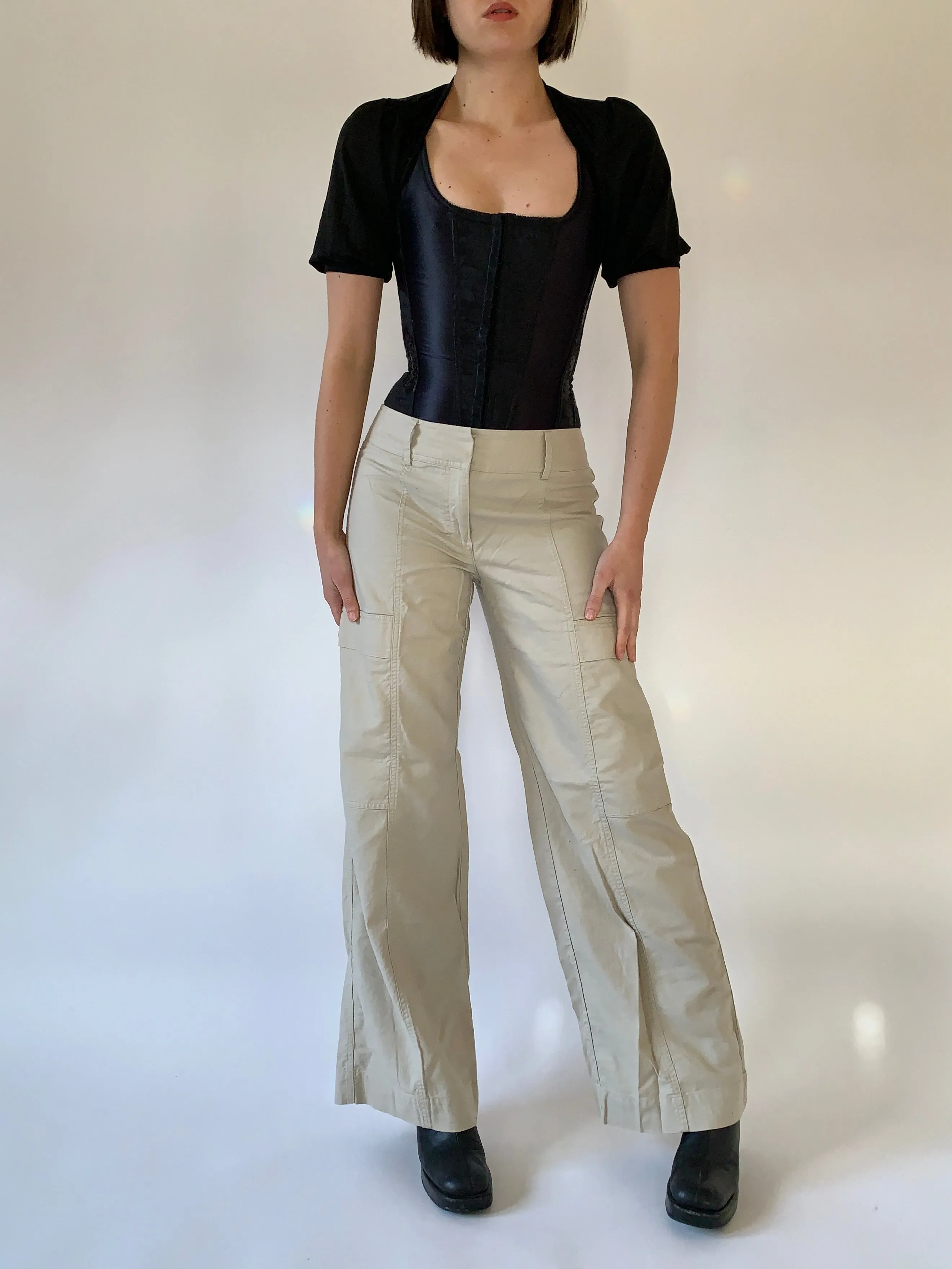 Y2K Cargo Trousers (S)