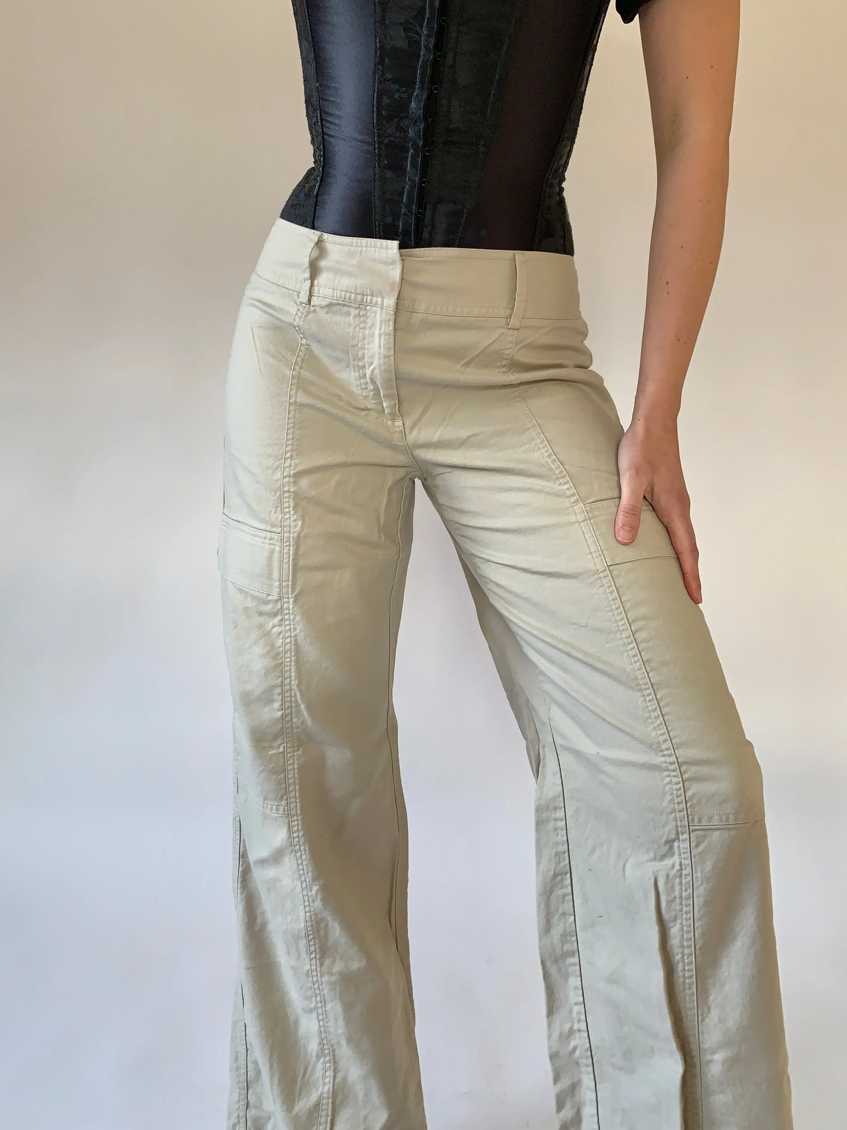 Y2K Cargo Trousers (S)