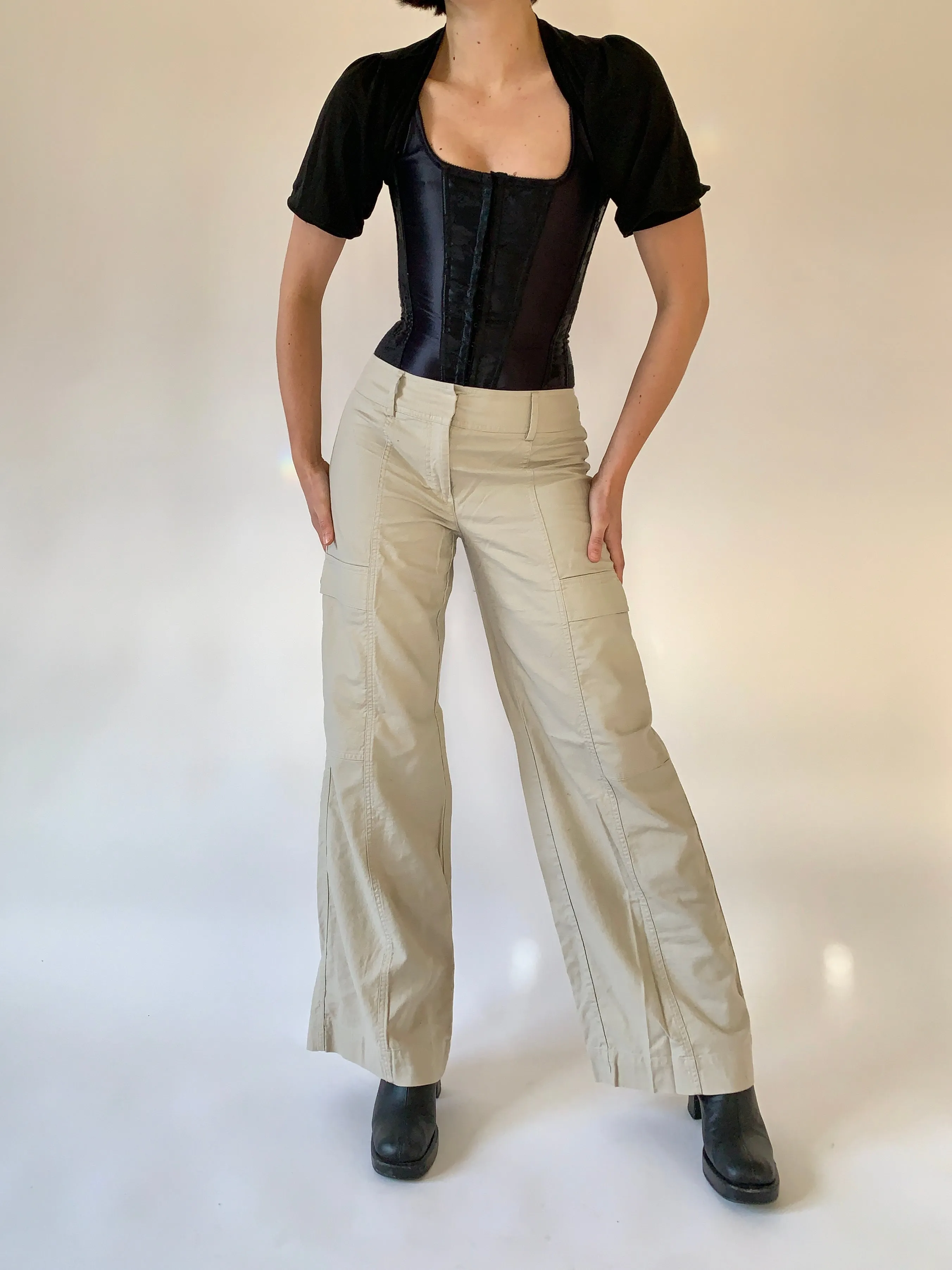 Y2K Cargo Trousers (S)