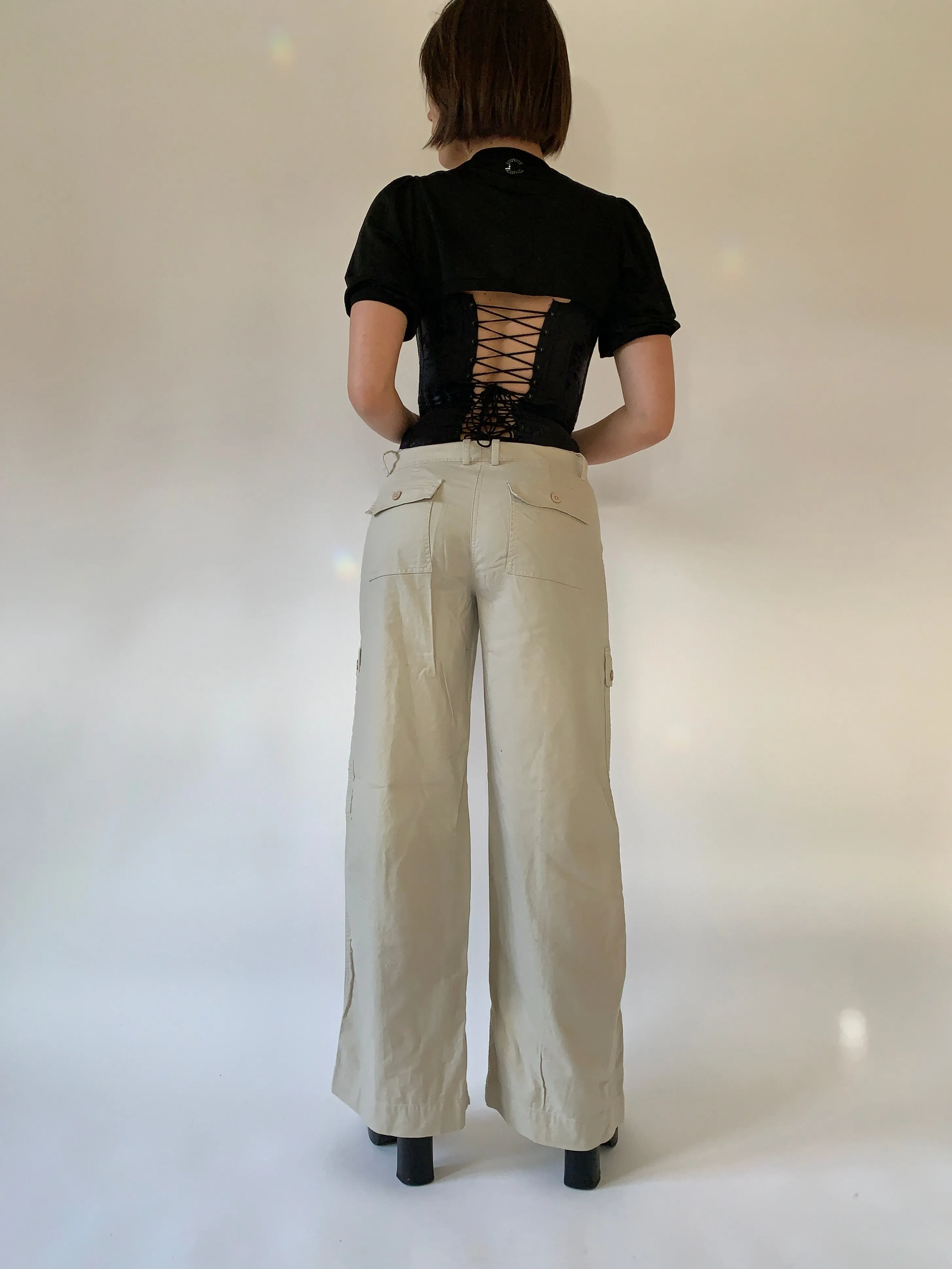 Y2K Cargo Trousers (S)